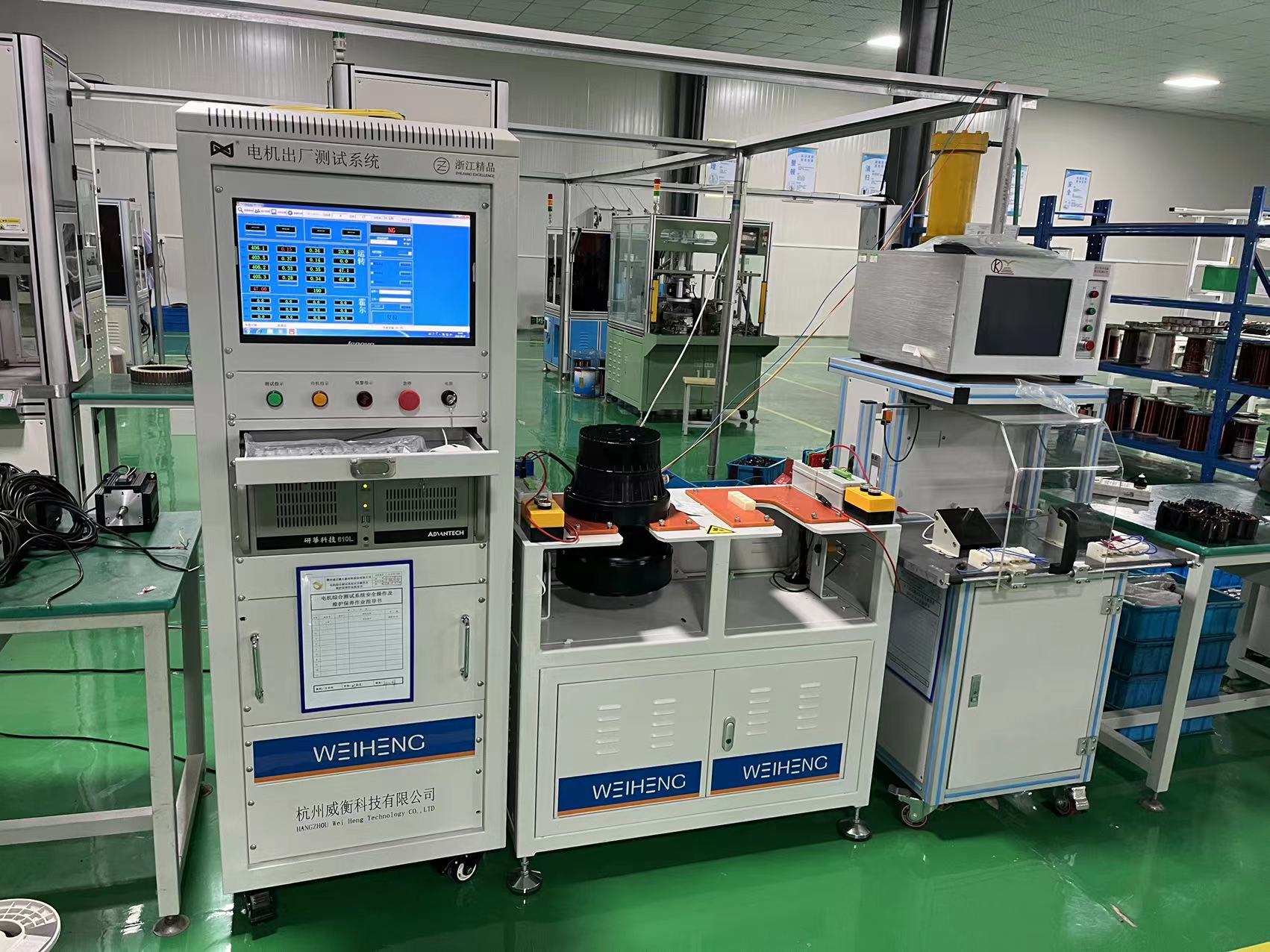 贛州誠正電機(jī)有限公司調(diào)試現(xiàn)場(chǎng)